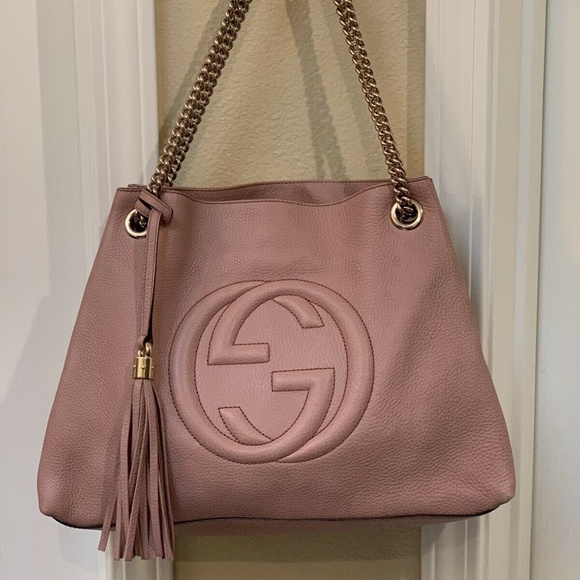 Gucci Handbags - Gucci Soho Shoulder Bag Dusty Rose Pink
